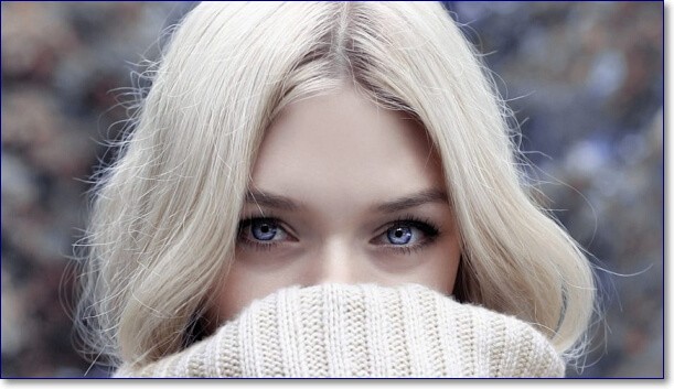 Девушки блондинки с голубыми глазами