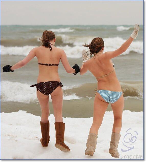 Прикольные фото девушек на пляже