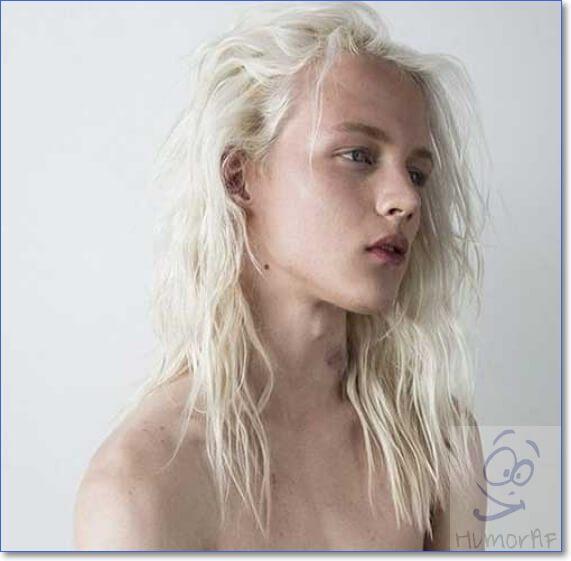 Короткие Белые Волосы Девушка Фото