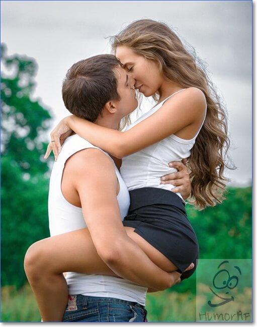 Фото парень с девушкой обнимаются