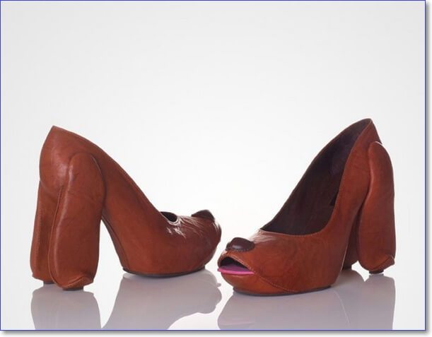Смешная женская обувь