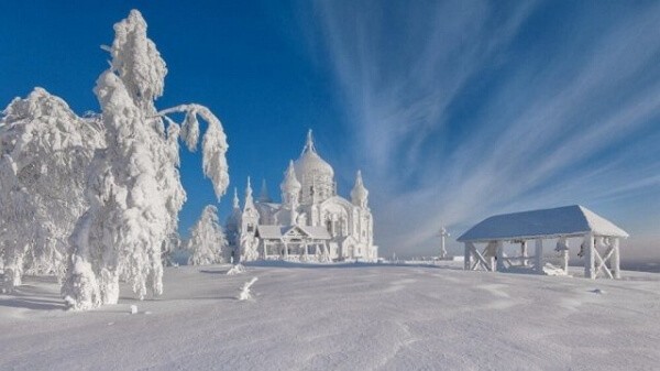 Обычная зима в России