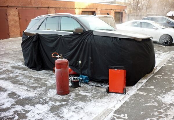Обычная зима в России