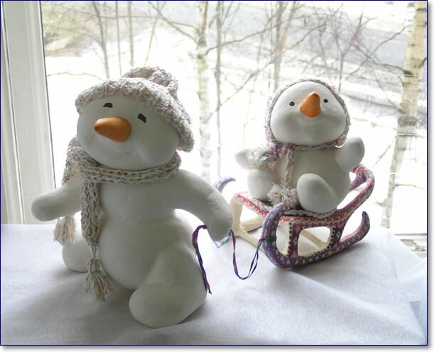 Прикольные снеговики своими руками фото