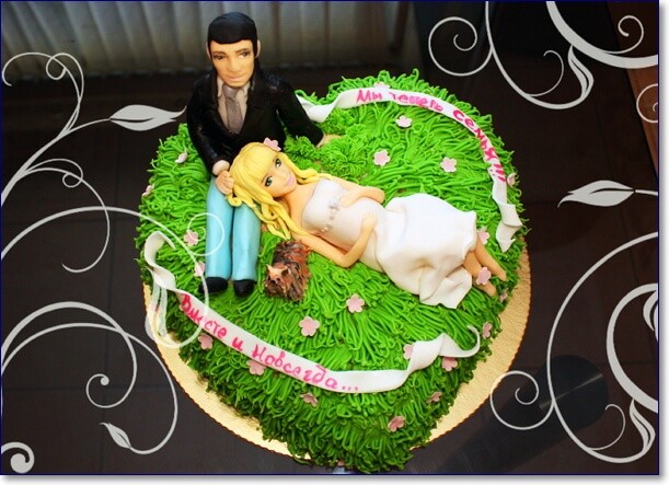 Торт на годовщину свадьбы прикольные фото