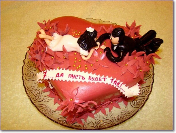 Торт на годовщину свадьбы прикольные фото