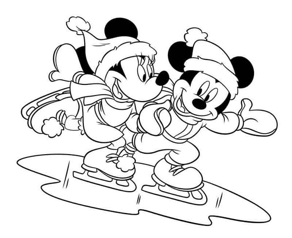 Рисунки для срисовки Микки Мауса и Мини