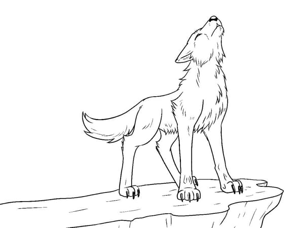 Рисунки волков аниме для срисовки