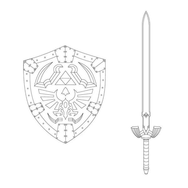 Рисунки для срисовки Мастера меча