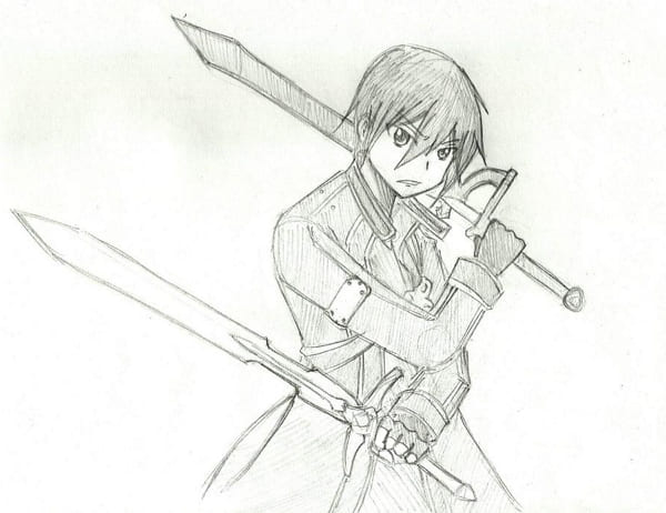 Рисунки для срисовки Мастера меча